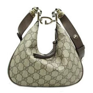 Gucci Beige GG Shoulder Bag Supreme Attache